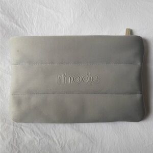 RHODE Soft Gray Pouch